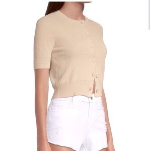 Rebecca Taylor , fit cropped 
Mini Bouclé Cardigan
Size small